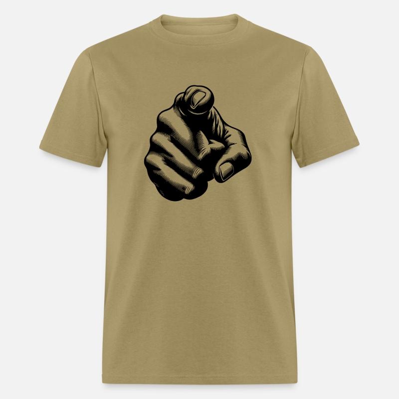 Classic Hand Position Precise Index Finger Gesture