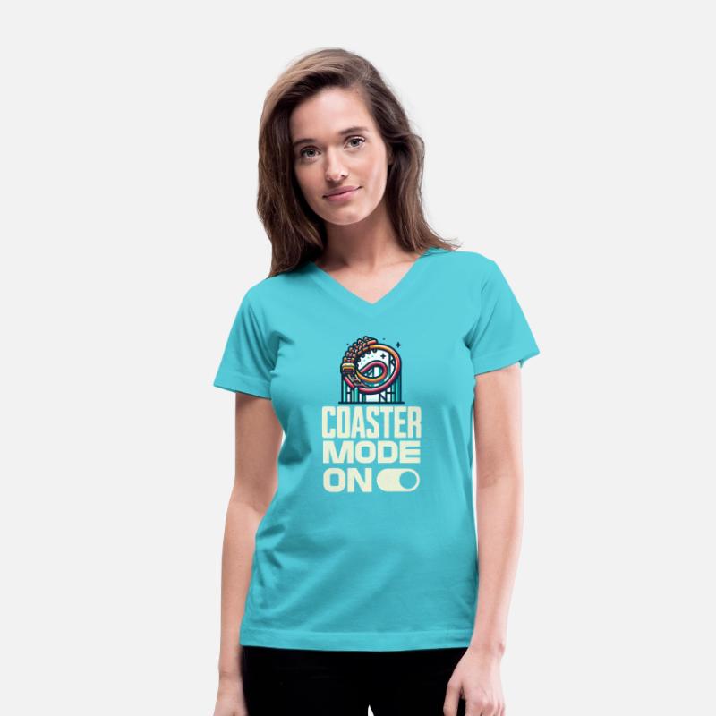 Coaster Mode On - Vibrant Roller Coaster Design