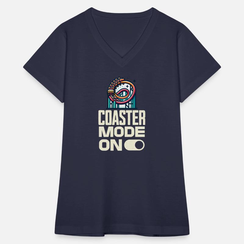 Coaster Mode On - Vibrant Roller Coaster Design