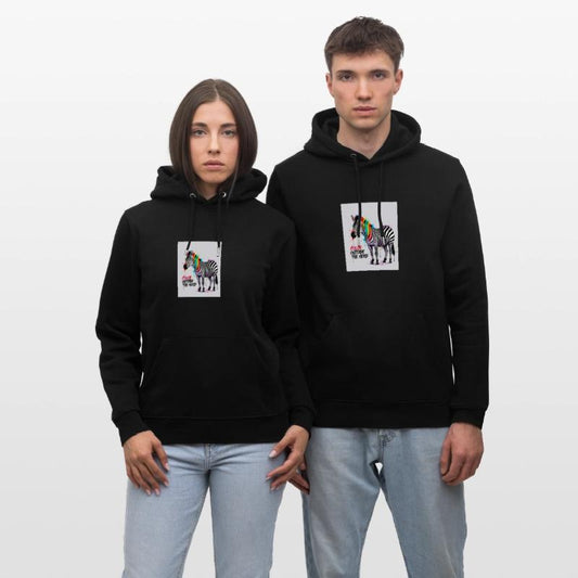 Color Outside the Herd – Graffiti Zebra T-Shirt