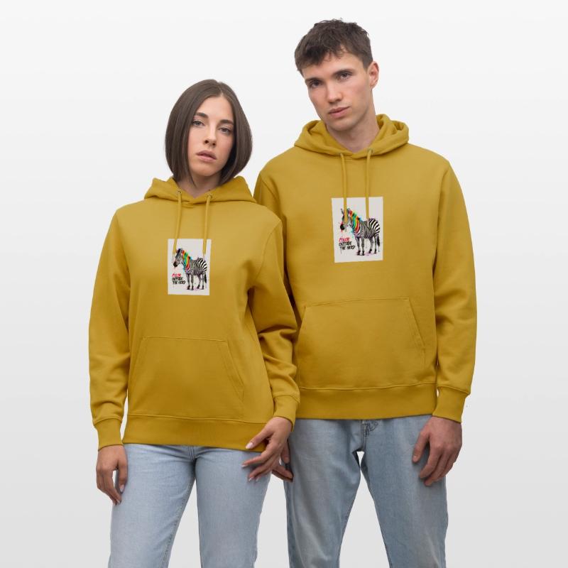 Color Outside the Herd – Graffiti Zebra T-Shirt