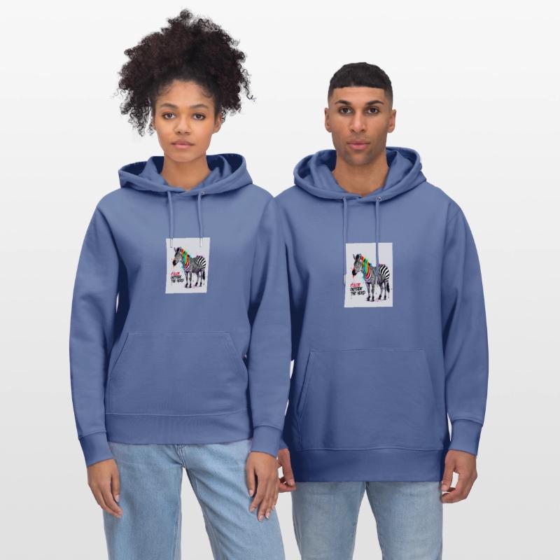 Color Outside the Herd – Graffiti Zebra T-Shirt