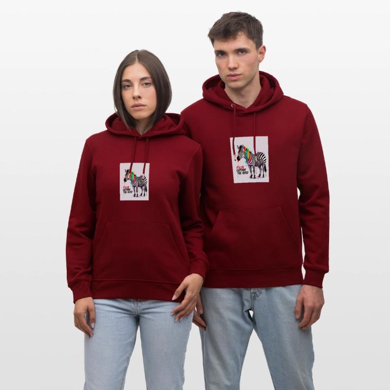 Color Outside the Herd – Graffiti Zebra T-Shirt