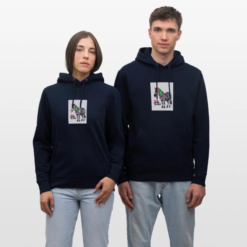 Color Outside the Herd – Graffiti Zebra T-Shirt