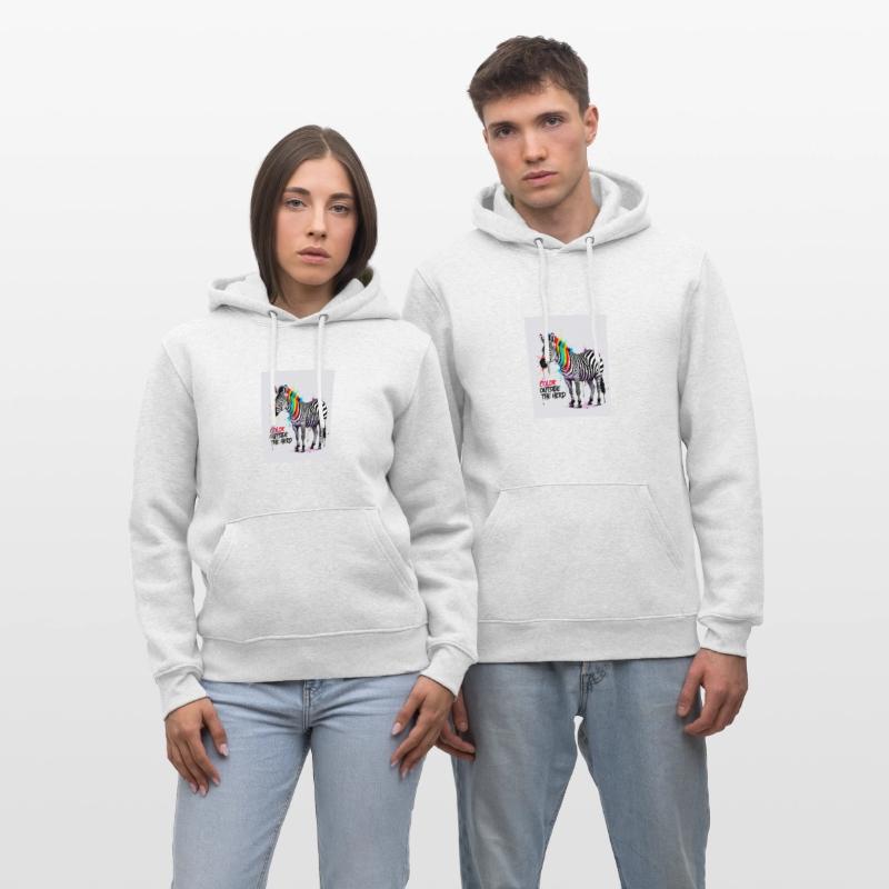 Color Outside the Herd – Graffiti Zebra T-Shirt