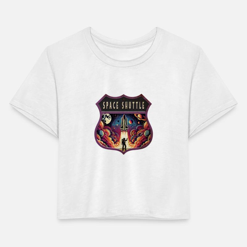 Colorful Atronaut Coat Of Arms Design