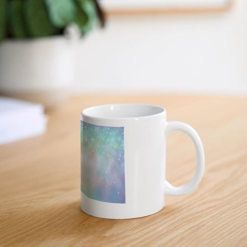 Colorful Bokeh Christmas Snowflakes