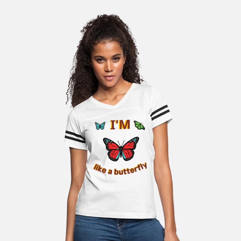 Colorful Butterfly T-Shirt and Colorful Butterflie