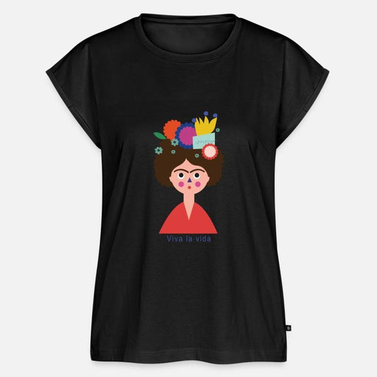 Colorful Flowers Portrait Viva La Vida Mexican