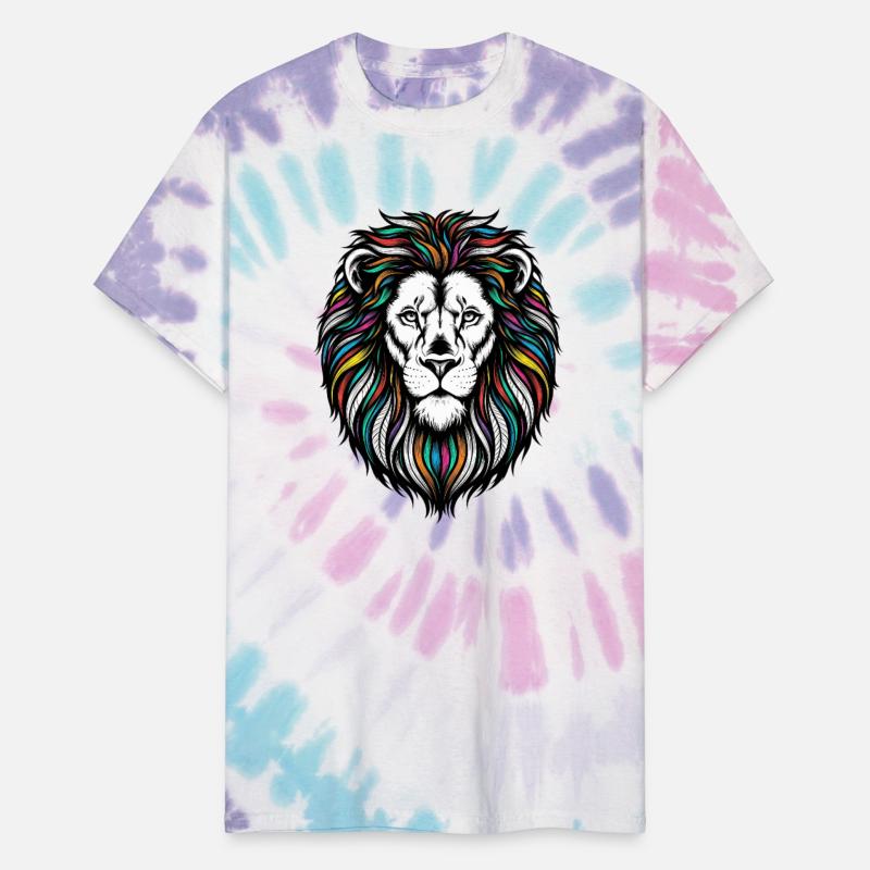 Colorful Lion Majestic Wildlife Art