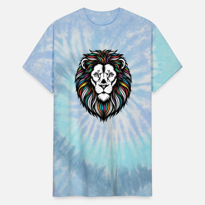 Colorful Lion Majestic Wildlife Art