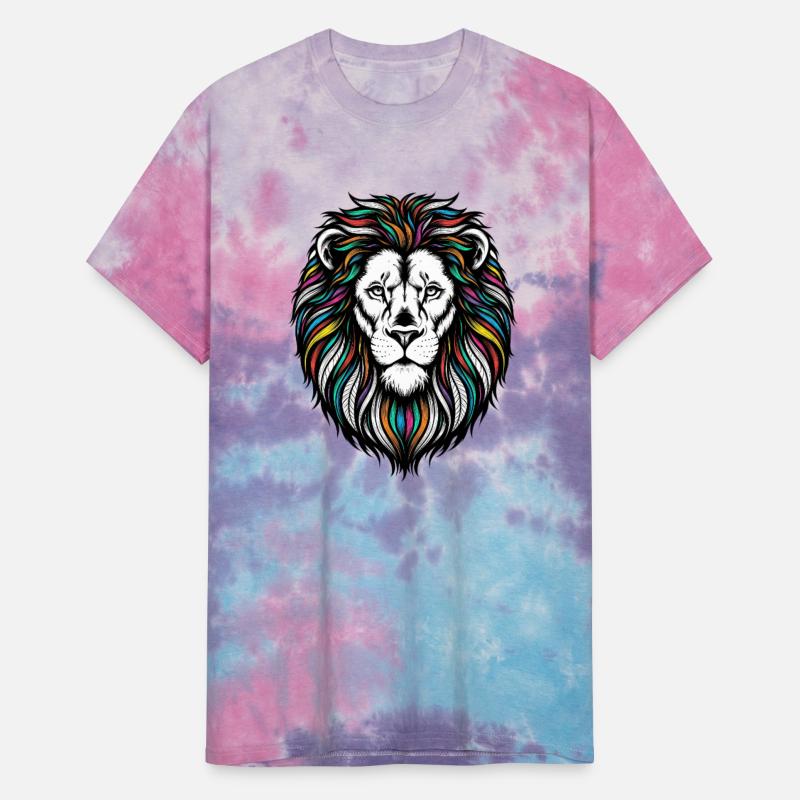 Colorful Lion Majestic Wildlife Art