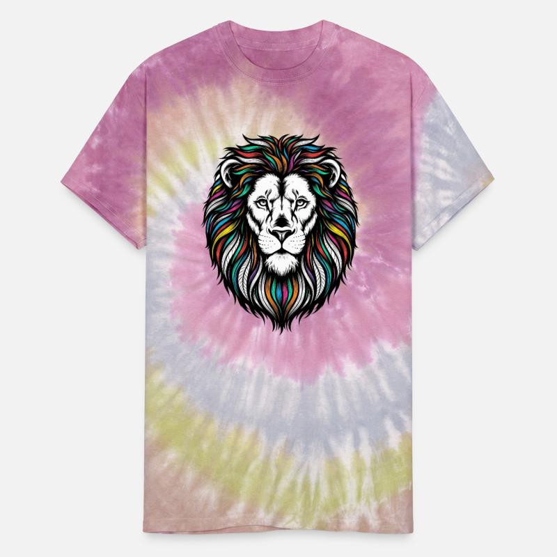 Colorful Lion Majestic Wildlife Art