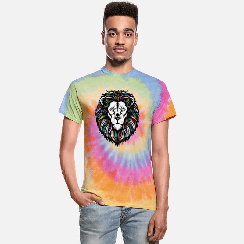 Colorful Lion Majestic Wildlife Art