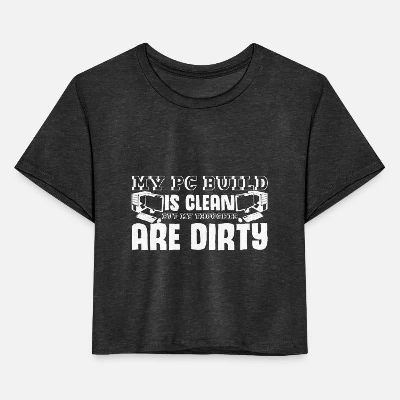 Computer Build Joke Gaming Monitor Tech Cloud FPS