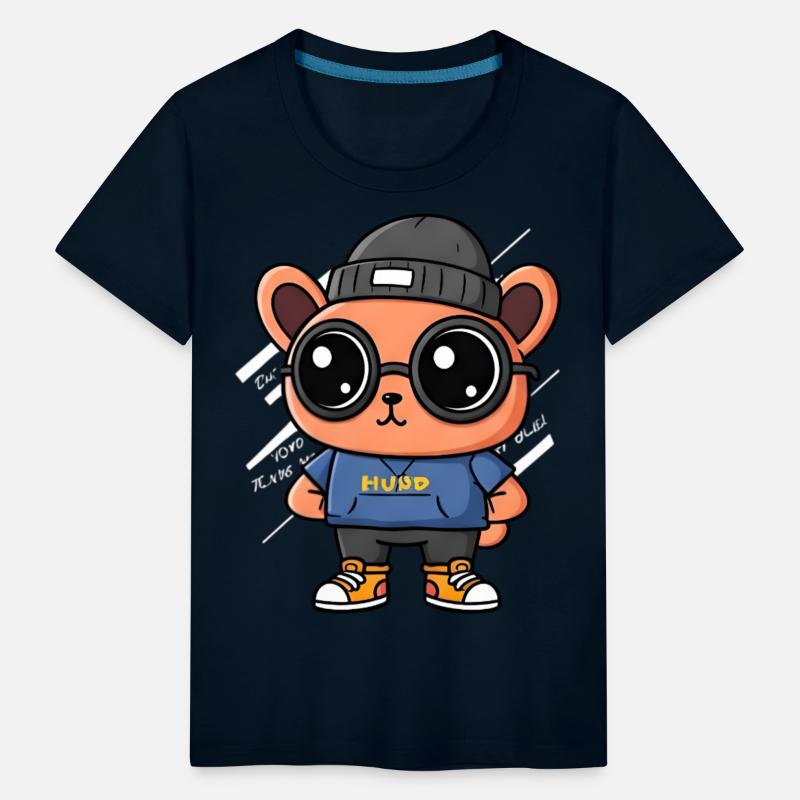 Cool Bear Streetwear - Hipster Cartoon Style