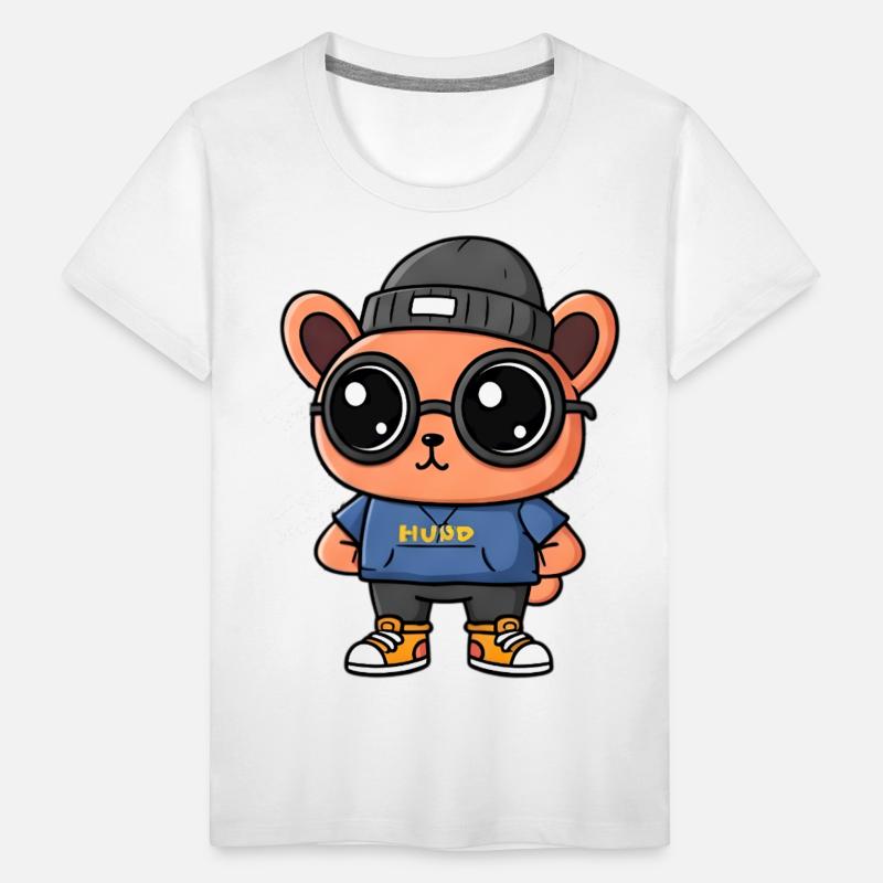 Cool Bear Streetwear - Hipster Cartoon Style