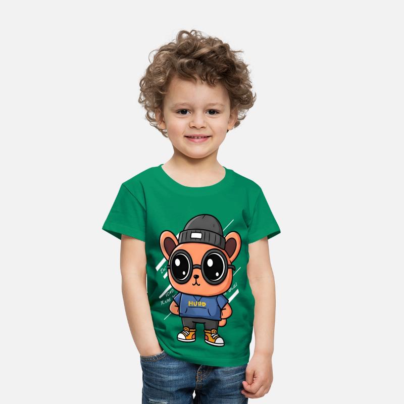 Cool Bear Streetwear - Hipster Cartoon Style