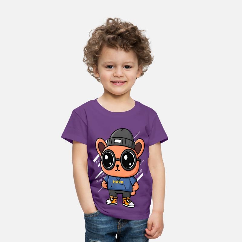 Cool Bear Streetwear - Hipster Cartoon Style