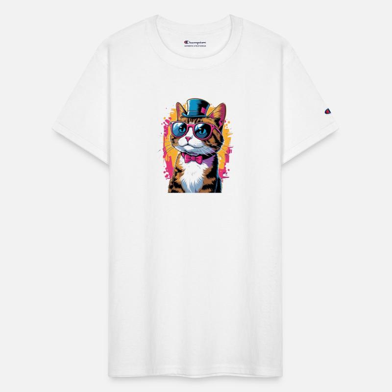 Cool Cat Vibes – Stylish Tuxedo Cat with Shades