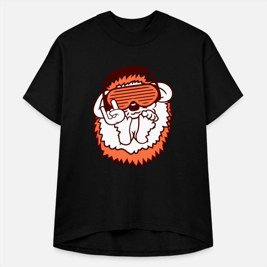 Cool DJ Hedgehog Sunglasses Headphone Music Party