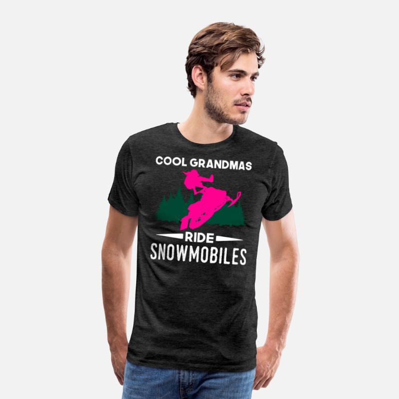 Cool Grandmas Ride Snowmobiles Snowmobiling Woman