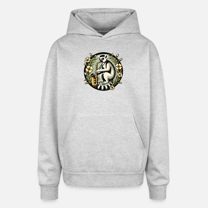 Cool Lemur Playing Saxophone Design