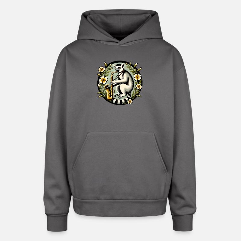 Cool Lemur Playing Saxophone Design