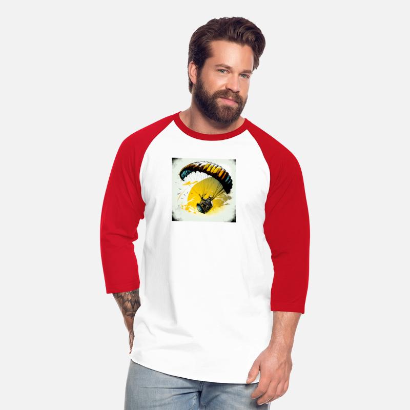 cool paraglider in action