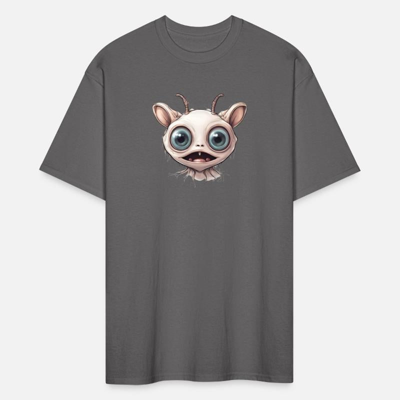 Cute Baby Alien Head Blue Eyes