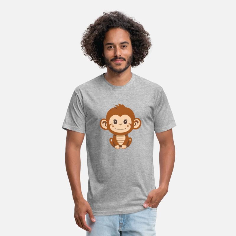 Cute baby Monkey smiling
