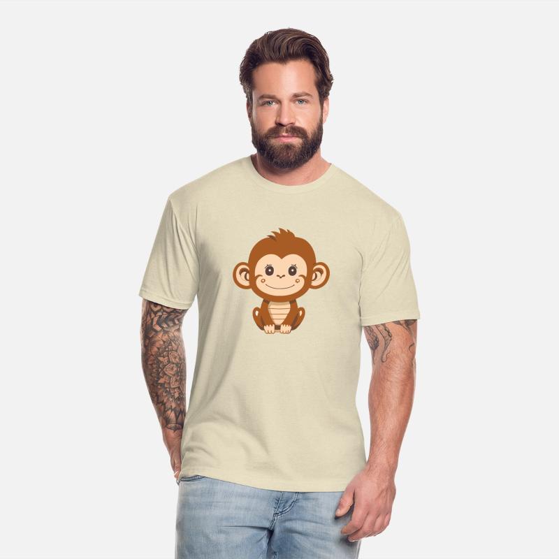 Cute baby Monkey smiling