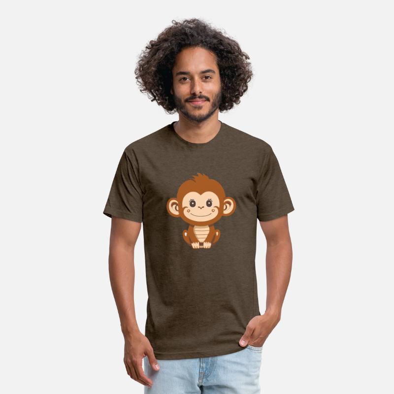 Cute baby Monkey smiling