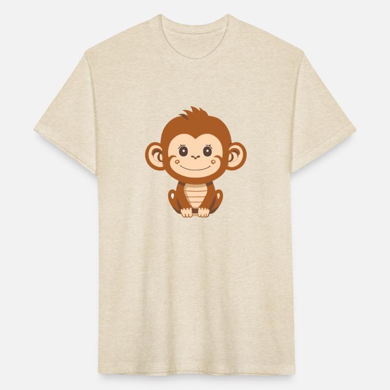 Cute baby Monkey smiling