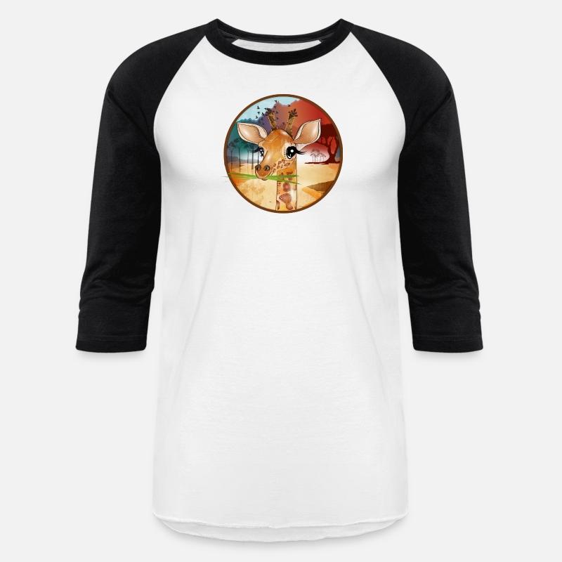 Cute Giraffe with Big Eyes in the Savannah