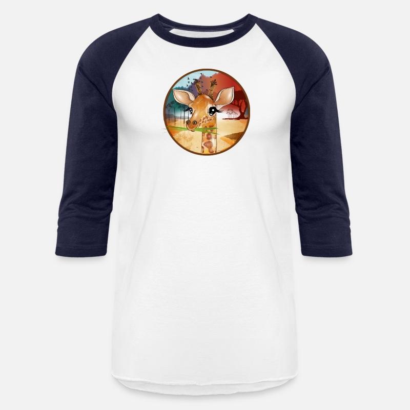 Cute Giraffe with Big Eyes in the Savannah