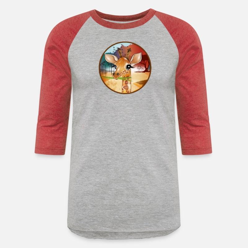 Cute Giraffe with Big Eyes in the Savannah