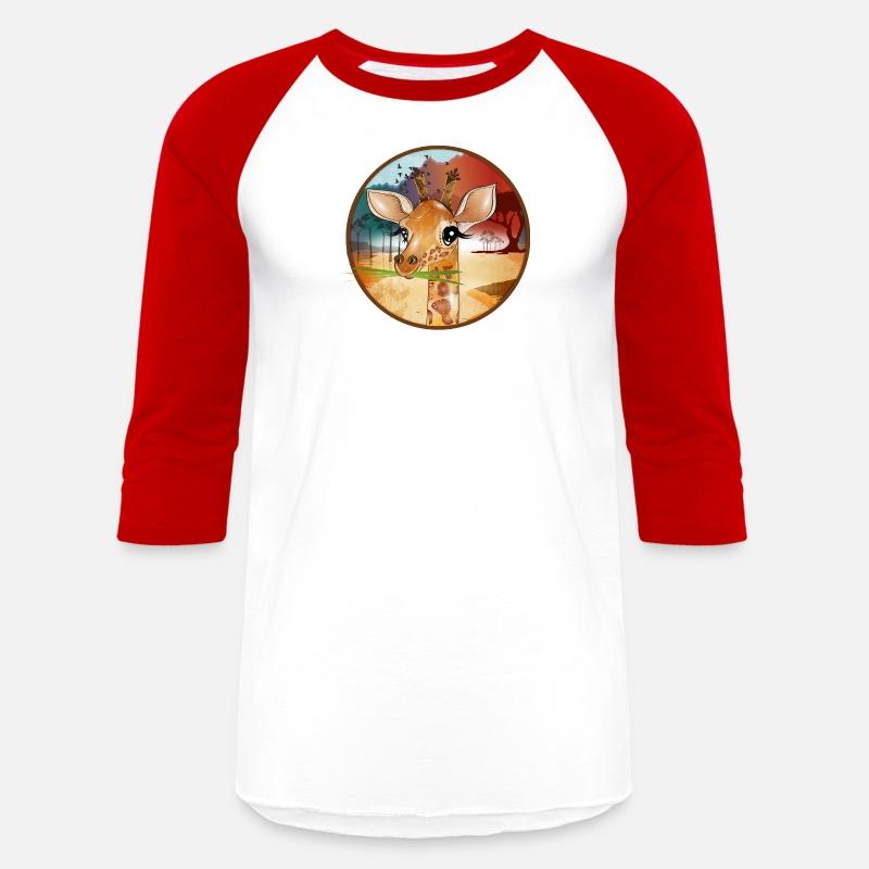 Cute Giraffe with Big Eyes in the Savannah