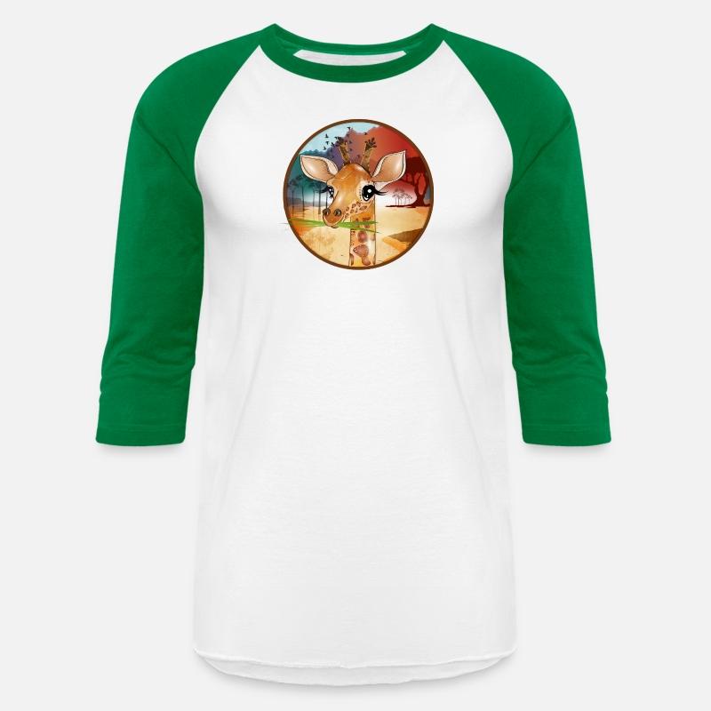 Cute Giraffe with Big Eyes in the Savannah