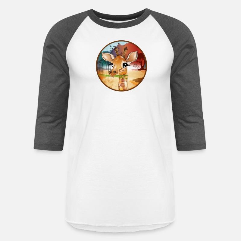 Cute Giraffe with Big Eyes in the Savannah