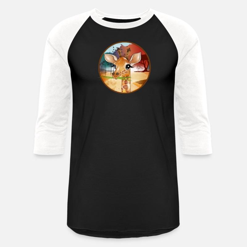 Cute Giraffe with Big Eyes in the Savannah