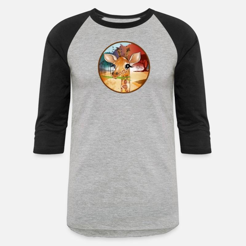 Cute Giraffe with Big Eyes in the Savannah