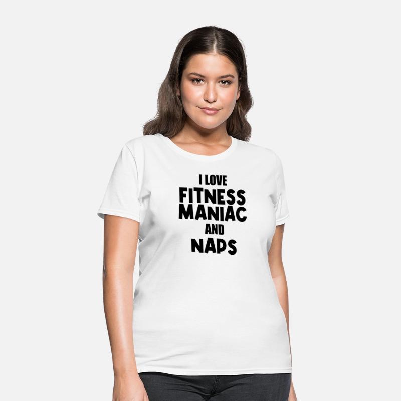 Cute I Love Fitness Maniac And Naps Funny