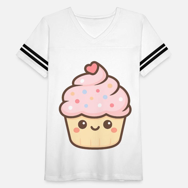 Cute Kawaii Mini Cupcake Icon – Pastel Pink Frosti