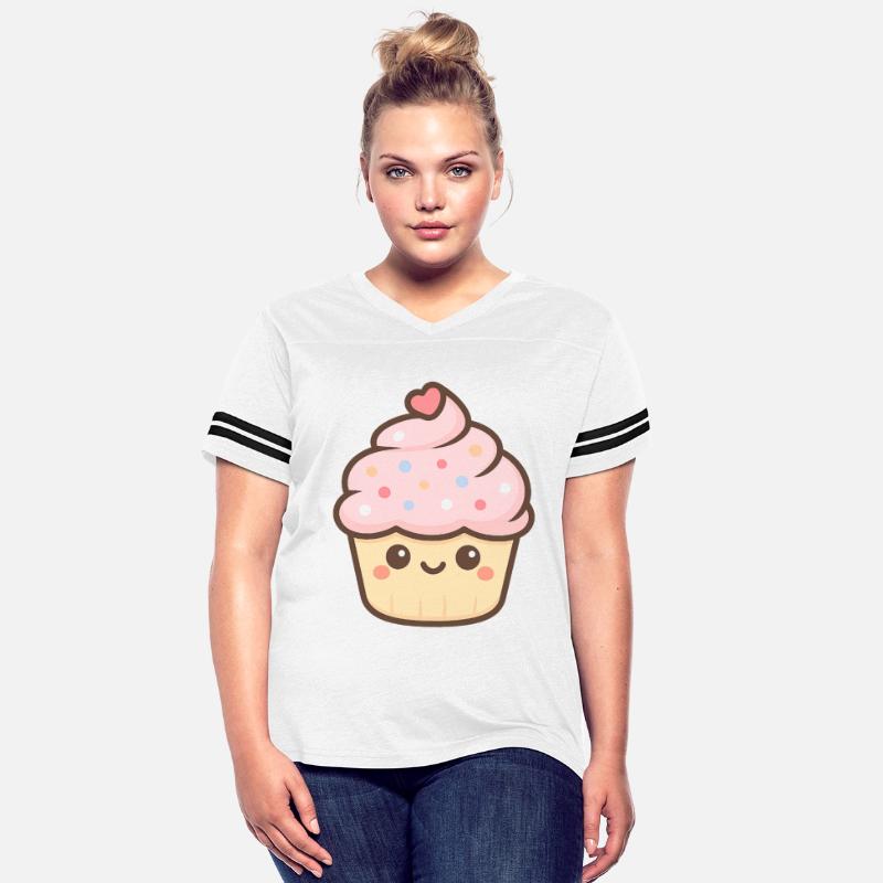 Cute Kawaii Mini Cupcake Icon – Pastel Pink Frosti