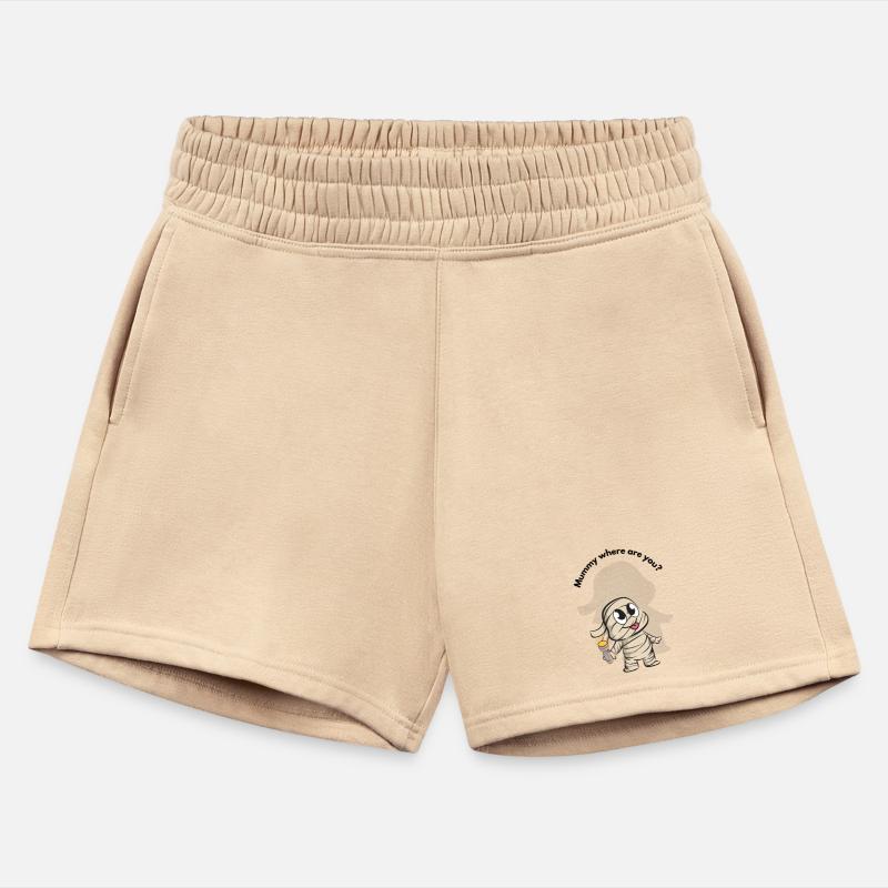 Cute Mummy with Torch Cartoon Design