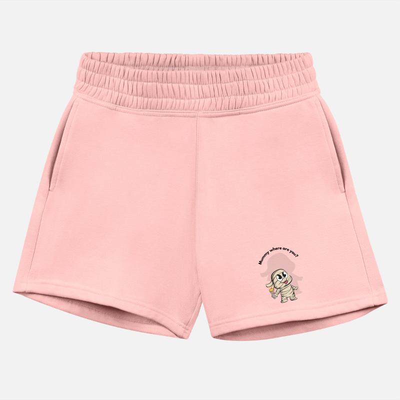 Cute Mummy with Torch Cartoon Design