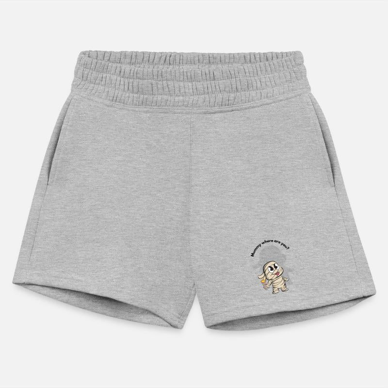 Cute Mummy with Torch Cartoon Design