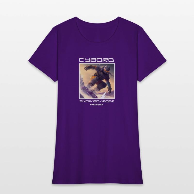 Cyborg Snowboarder - freestyle