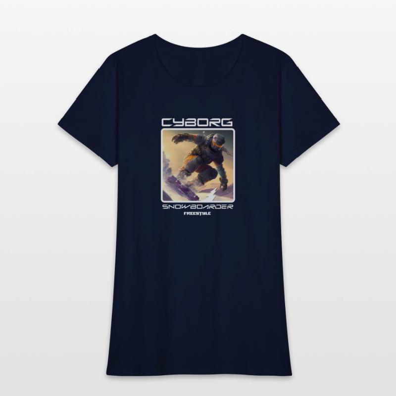 Cyborg Snowboarder - freestyle